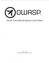 OWASP Vulnerability Management Guide (OVMG)