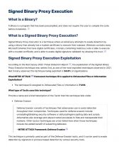 Signed Binary Proxy Execution